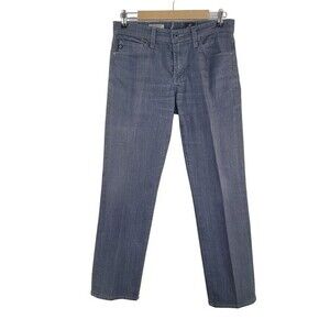 AG Adriano Goldschmeid The PROTEGE straight leg gray denim jeans Size 30x34